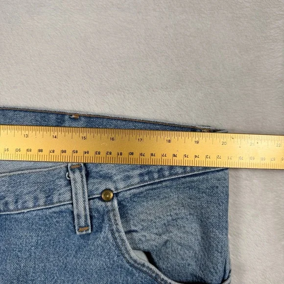 Wrangler Regular Fit‎ Light Wash Denim Jeans Mens 40 x 34 Casual Workwear - Picture 13 of 14